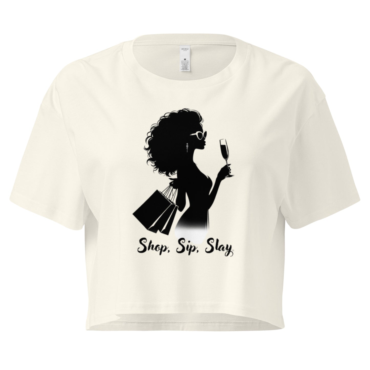 AB - Shop Sip Slay Crop Top