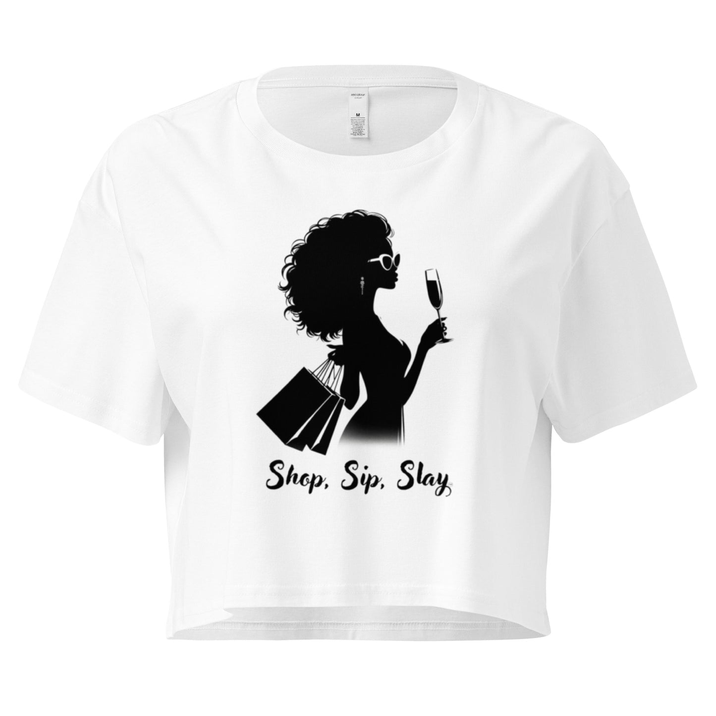 AB - Shop Sip Slay Crop Top