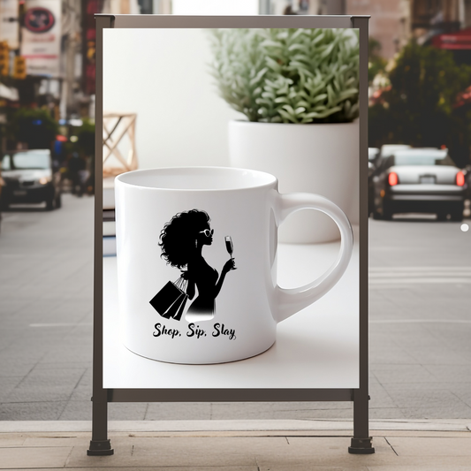 PA - Shop Sip Slay Mug