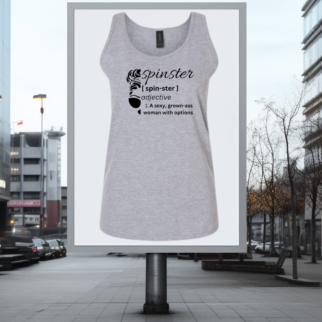 NC - Spinster Redefined Tank Top