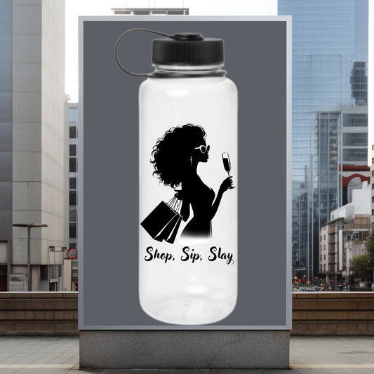 OA - Shop Sip Slay Water Bottle